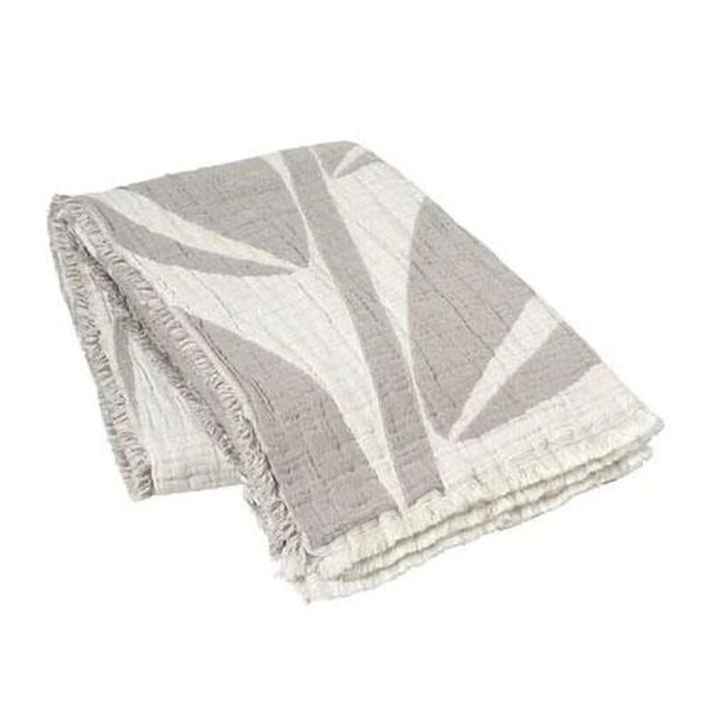 Broste Throw Barley - Warm Grey image number 0